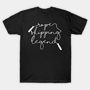 Rope Skipping Legend Rope Design for Rope Jumpers T-Shirt